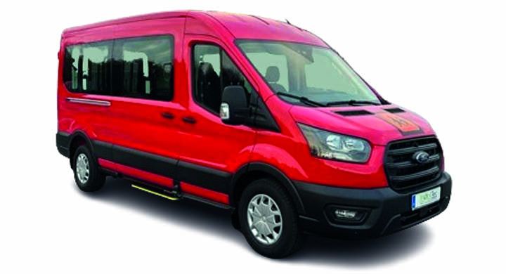 Ford Transit Heckausschnitt